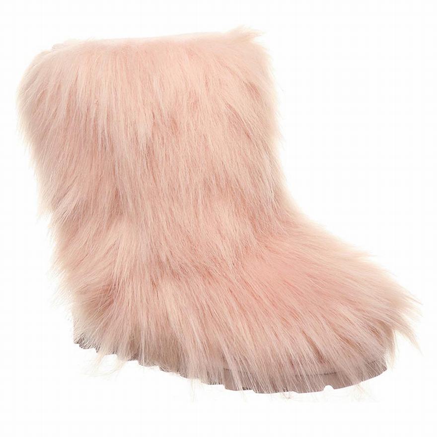 Bearpaw Sasha Winter Boots UK - Women's Boots Pink ||GLYFJS-243||